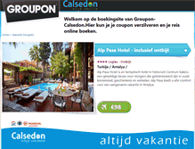Tablet Screenshot of groupon.calsedon.nl